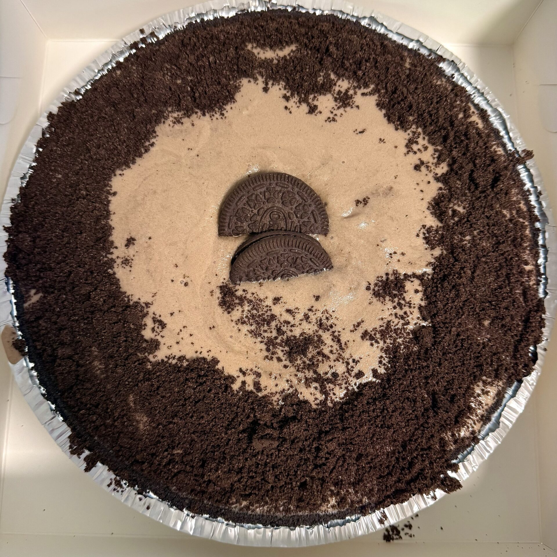 Tarte glacée Oreo