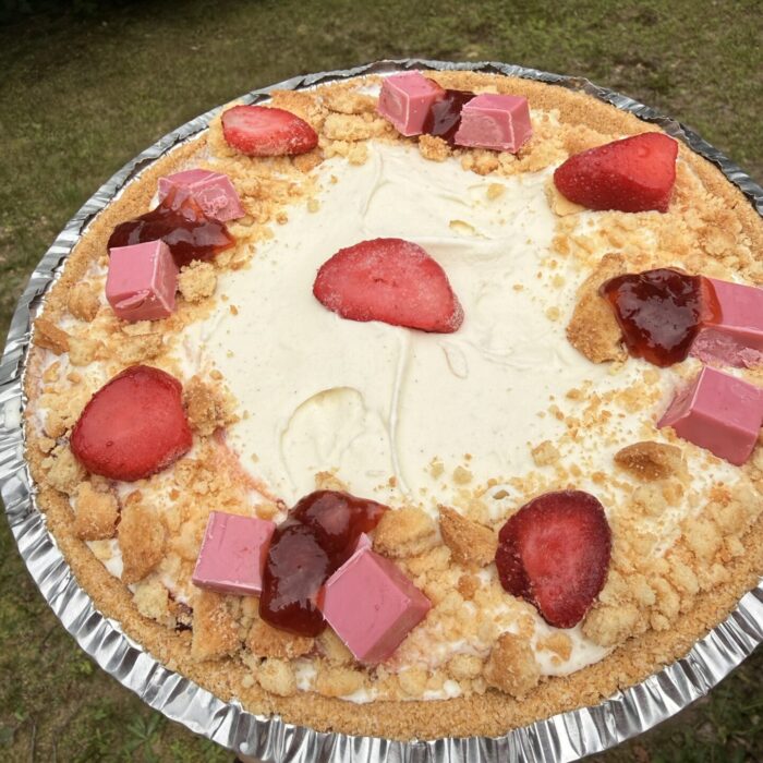 Tarte glacée shortcake aux fraises